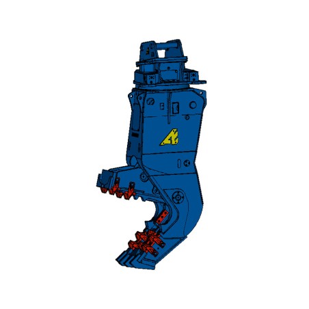 Croquis du broyeur hydraulique de la marque ARDEN EQUIPMENT